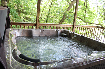 Oak hot tub